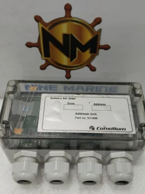 Consilium Salwico NS-AIN2 Address Unit N11899 fire alarm interface module front view