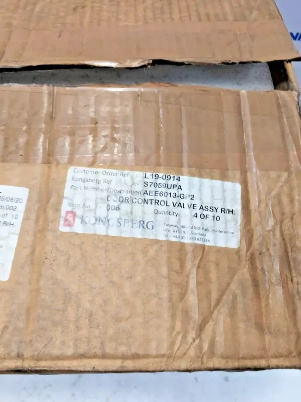 KONGSBERG AEE6013-GP2 Door Control Valve Assembly (R/H) – Marine Hydraulic Door Controller