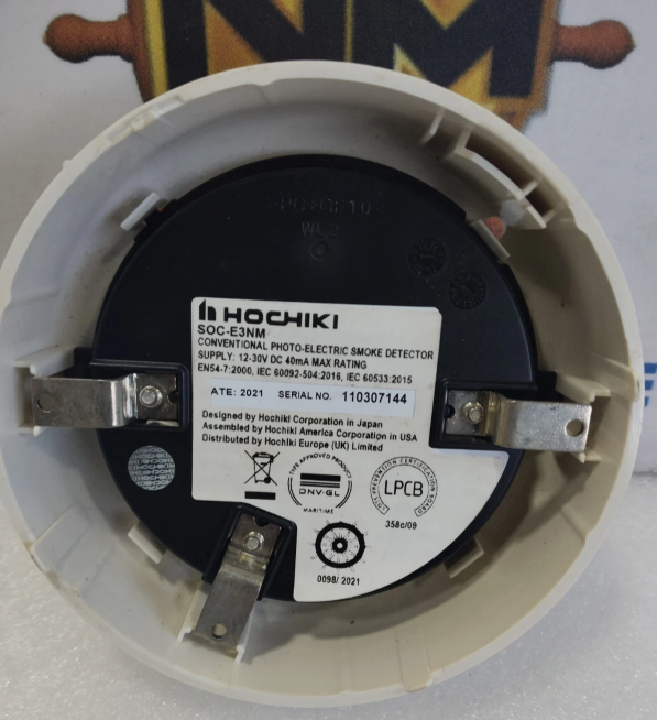 hochiki no 5 HOCHIKI SOC-E3NM CONVENTIONAL PHOTO-ELECTRIC SMOKE DETECTOR #NEW